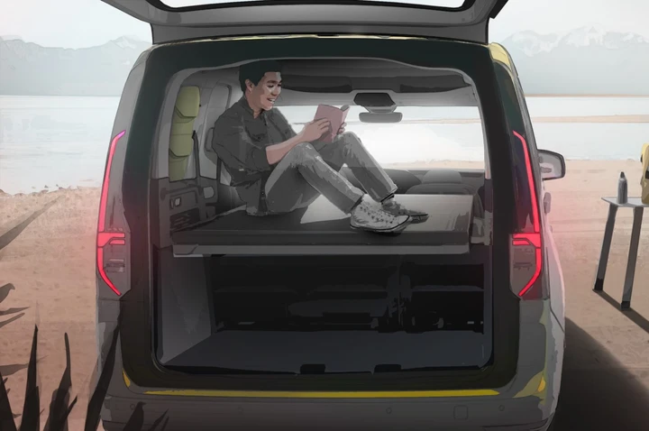 Volkswagen camper su base Caddy: render ufficiali