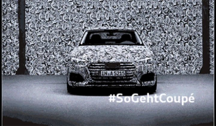 Audi A5, un teaser camouflage anticipa la nuova generazione