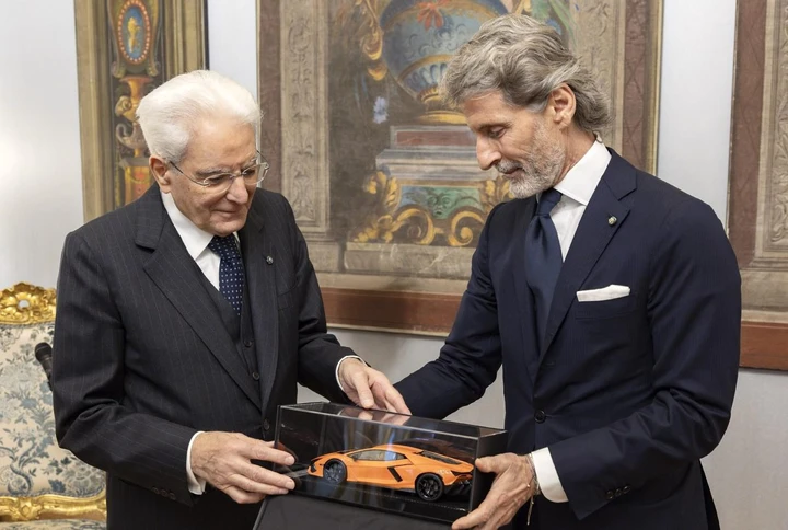 Lamborghini al Quirinale: Mattarella incontra l’eccellenza italiana