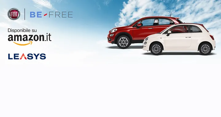 Noleggio a lungo termine: da Fiat nuove proposte Be-Free su Amazon.it