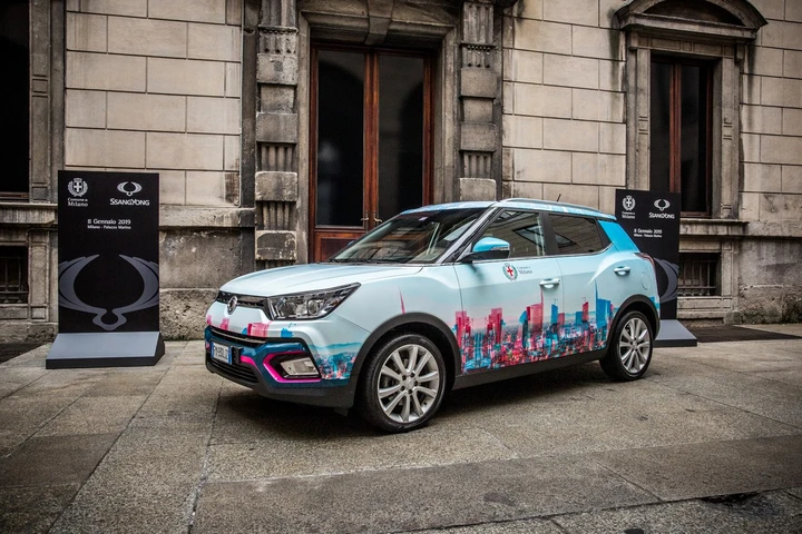 Ssangyong: una Tivoli con livrea unica per il Comune di Milano