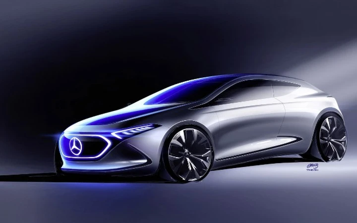 Mercedes EQ A Concept: un bozzetto ufficiale in attesa di Francoforte