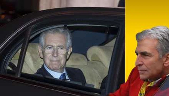 Monti e le auto blu: tra problemi e piccoli segnali