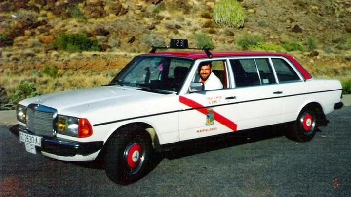Taxi Mercedes: la leggendaria W123 da 7 milioni di chilometri a Gran Canaria
