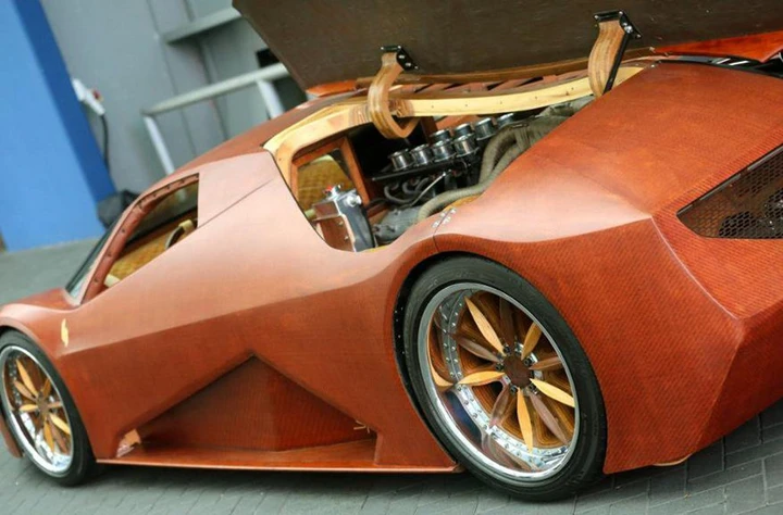 Splinter: la supercar in legno da 600 CV