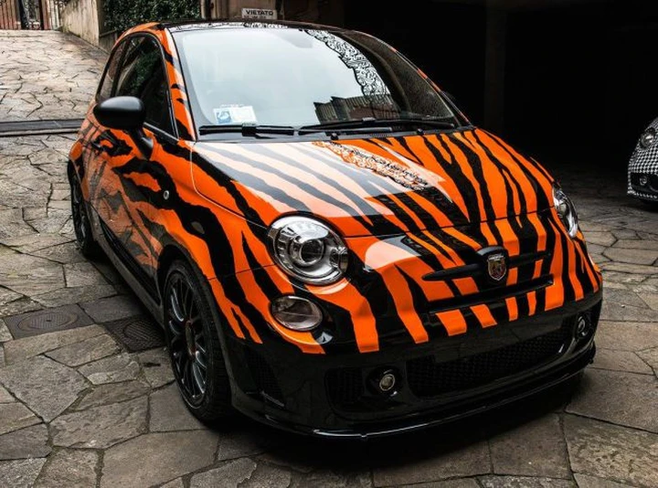 La Fiat 500 graffiante di Lapo Elkann