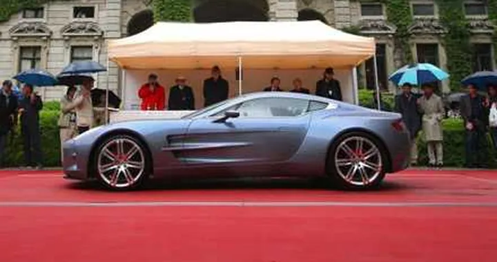 La Aston Martin One-77 vince il premio Top Design a Villa d'Este