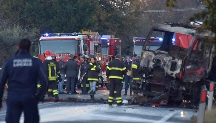 Rieti: esplode autocisterna, due morti ed almeno quindici feriti