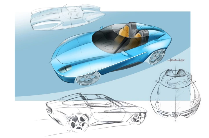 Alfa Romeo Disco Volante Spyder Touring Superleggera: le fasi della costruzione