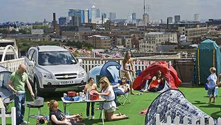 Chevrolet inaugura il primo campeggio per auto a Londra