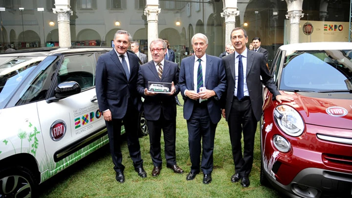 Fiat Chrysler ad Expo 2015, le immagini della flotta