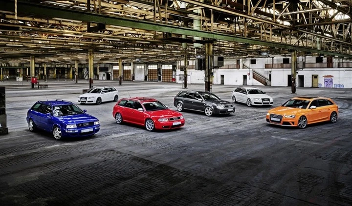 Audi celebra i 25 anni della stirpe RS