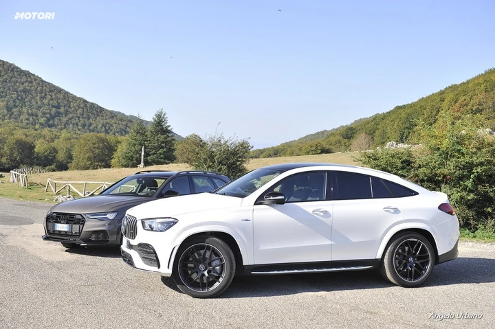 Audi A6 Allroad 55 TDI e Mercedes GLE Coupe 53 AMG: la prova su strada