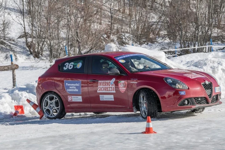 Test pneumatici invernali al Sestriere