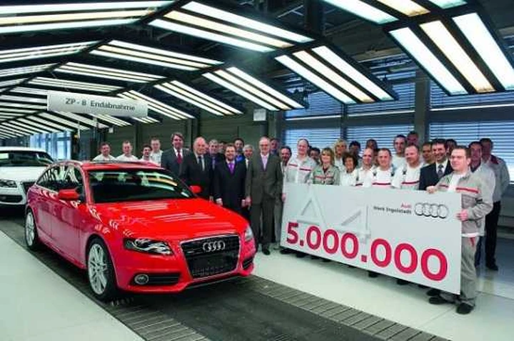 Audi A4, prodotti 5 milioni di esemplari