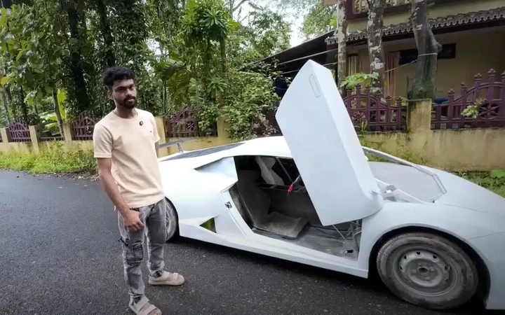 Lamborghini Huracán fatta in casa e con i rottami: perfettamente funzionante