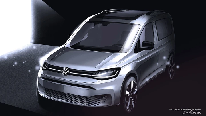 Volkswagen Caddy: i bozzetti del nuovo modello
