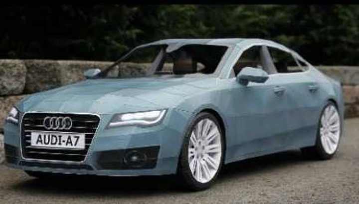 Audi A7 Papercraft: nata dalla carta