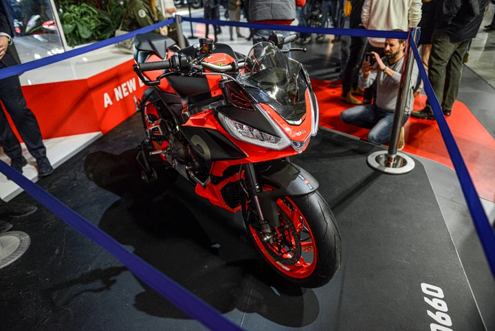 Aprilia Tuono 660 a Eicma 2019