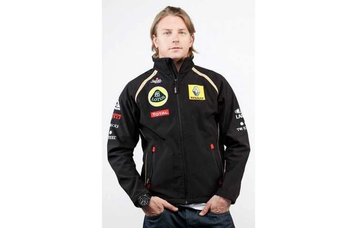 Kimi Raikkonen alla Lotus-Renault