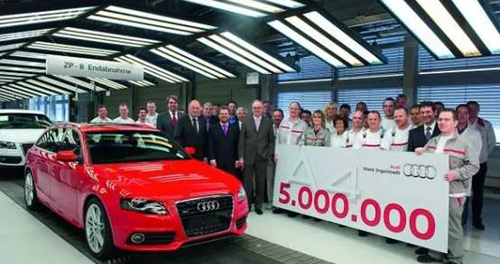 Audi A4, prodotti 5 milioni di esemplari