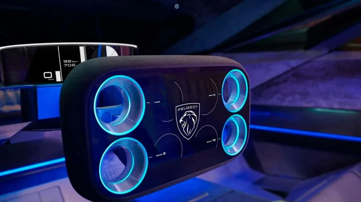 Nuovo volante Peugeot: il rivoluzionario Hypersquare debutta al VivaTech 2024
