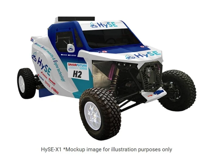Suzuki parteciperà alla Dakar 2024 con il prototipo a idrogeno HySE-X1