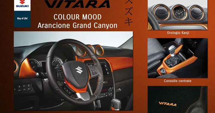 Colour Mood Suzuki: la Vitara acquista personalità e colore