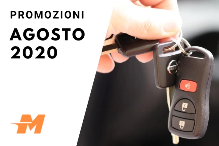 Offerte auto: le promozioni di agosto 2020