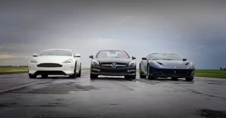 Ferrari, Mercedes e Aston Martin: ecco la sfida tra tre iconiche GT V12