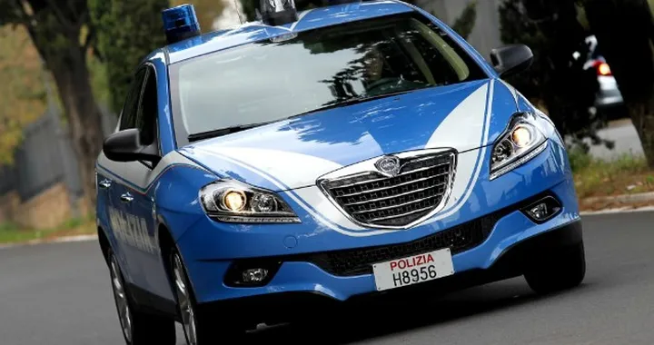 Lancia Delta nel parco auto della Polizia di Stato