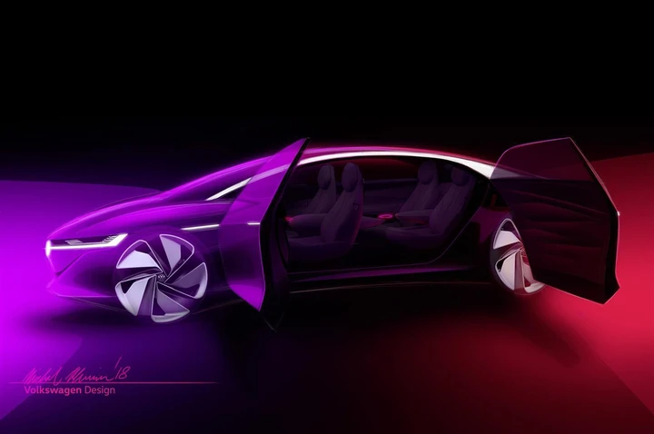 Volkswagen I.D. Vizzion 2018: primi teaser