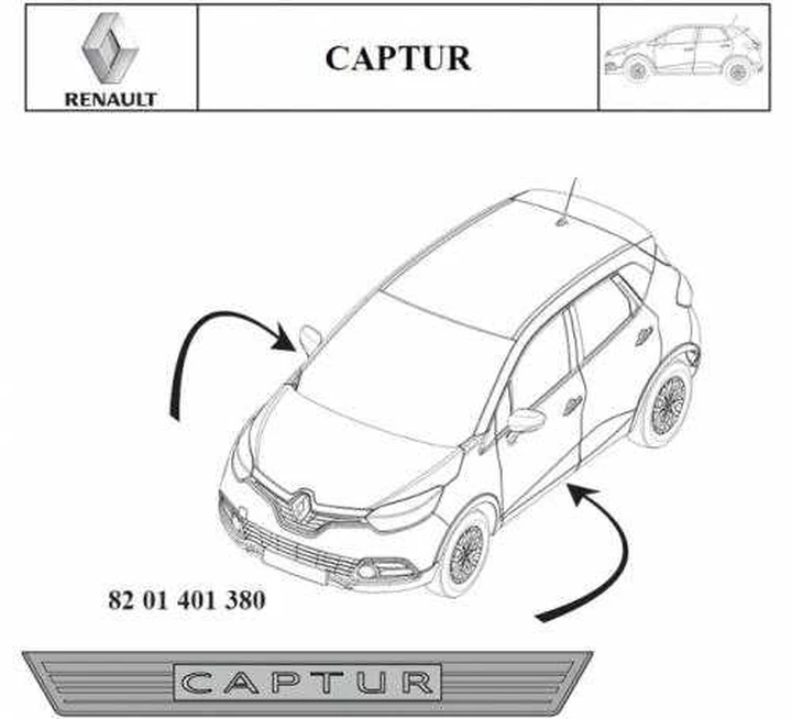 Renault Captur: i bozzetti ufficiali