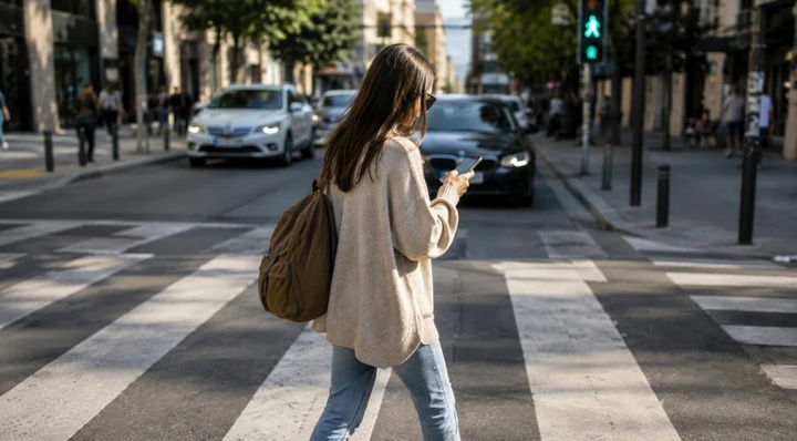 Nuovo Codice della Strada: 75 euro ai pedoni con lo smartphone