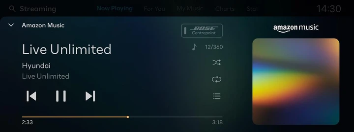 Hyundai Kona Electric Amazon Music