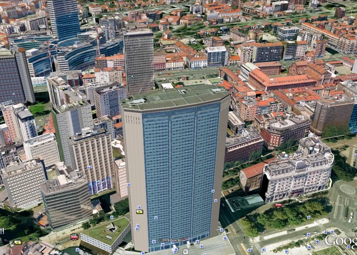 Con Google Earth Milano si vede in 3D