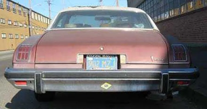 California: presto auto con targa pubblicitaria?