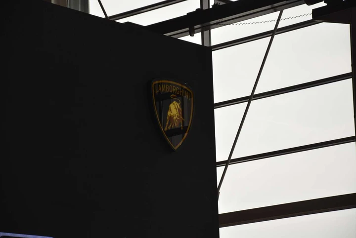Stand Lamborghini al Salone di Parigi 2014