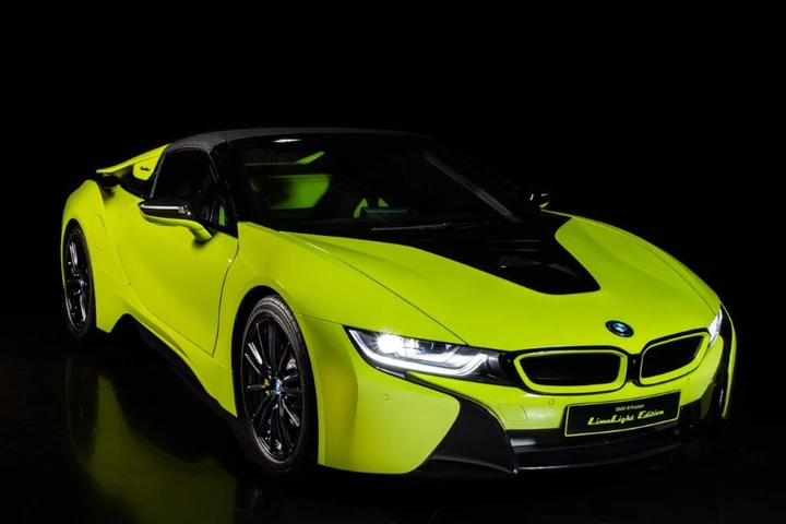 BMW i8 Roadster LimeLight Edition: la one-off veste Alcantara