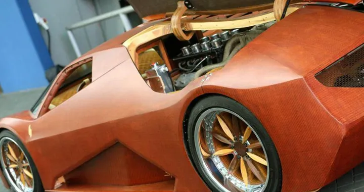 Splinter: la supercar in legno da 600 CV