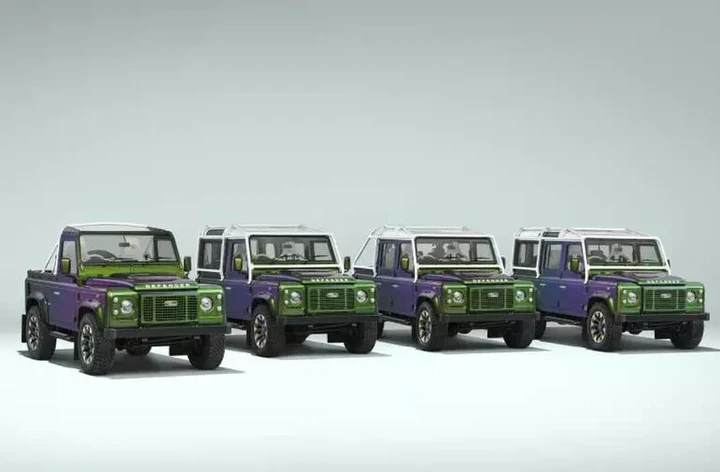 Land Rover Defender Classic V8 Spectral Green: 4 esemplari unici da 405 CV