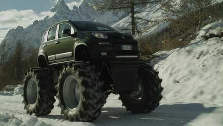 Fiat Panda Monster Truck: big foot per lo spot