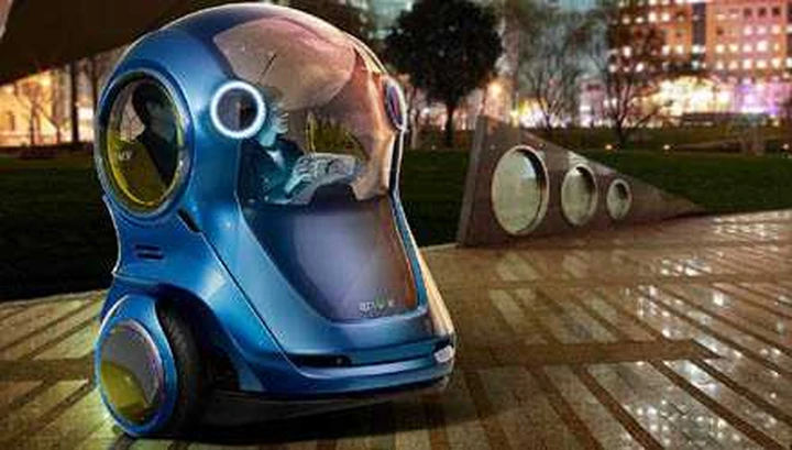 GM EN-V Concept, così la city-car del futuro