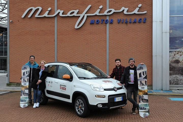 Fiat Panda 4x4 Antartica: in partenza per Sochi