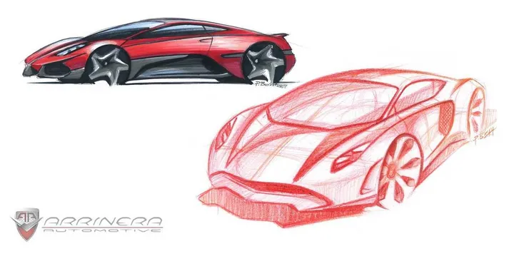 Arrinera: nuovi bozzetti della supercar polacca