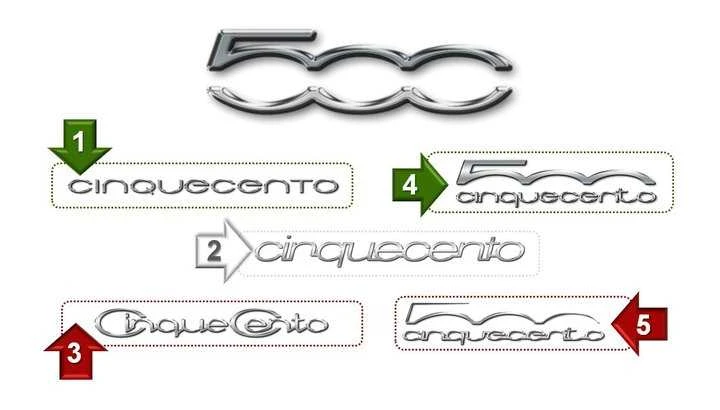 Fiat 500: scegli su Facebook il logo giusto
