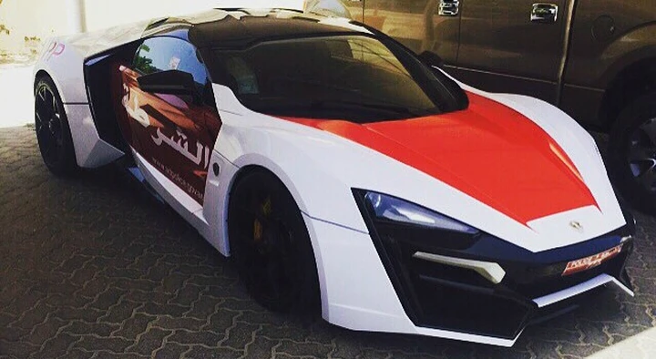 Lykan Hypersport in dotazione alla Polizia di Abu Dhabi