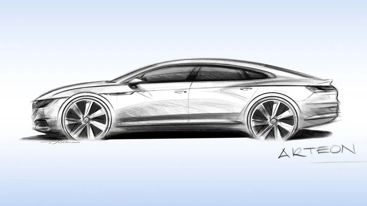 Volkswagen Arteon: il primo bozzetto ufficiale