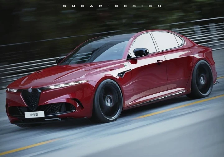 Nuova Alfa Romeo Giulia 2026: fastback, elettrica e ibride