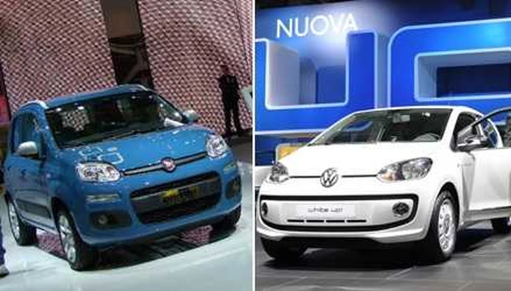 Fiat Panda e Volkswagen up!, protagoniste a confronto